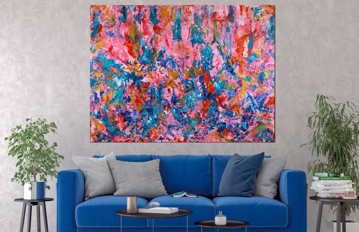 Bold Paradise (Golden Forest) By Nestor Toro By Nestor Toro, 48 X 36, Artwork For Sale On Artfinder