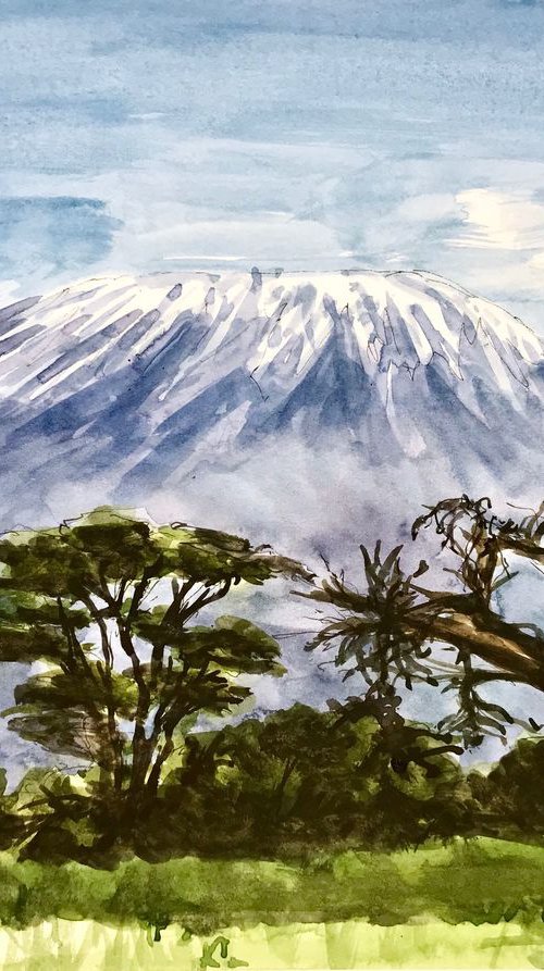 Mount Kilimanjaro by Joseph Peter D'silva