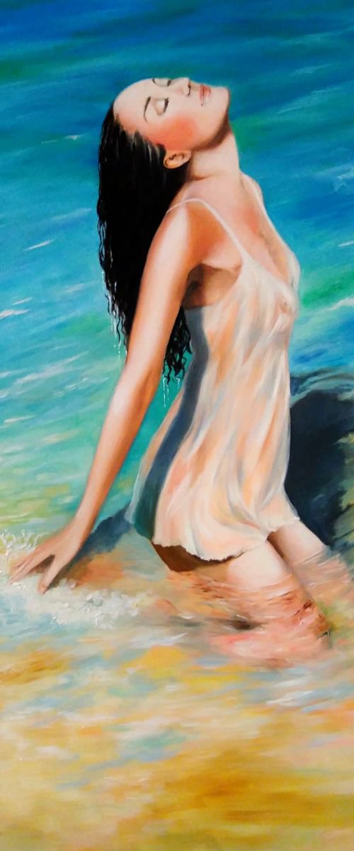 Summer - seascape - portrait by Anna Rita Angiolelli