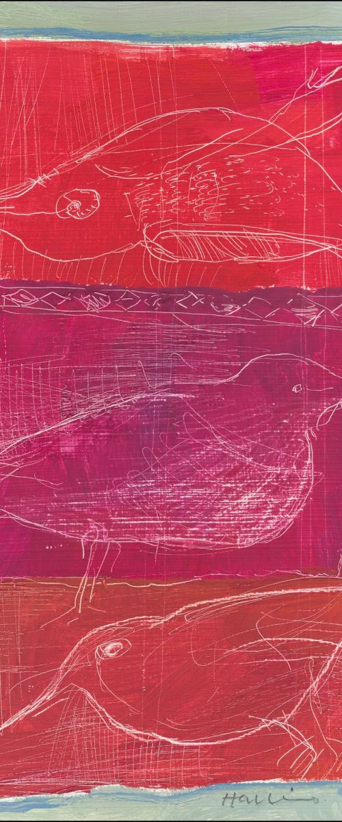 Red birds by Jiri Havlik