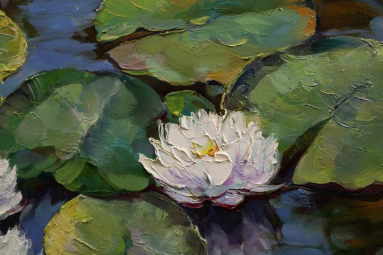 "Summer Morning on the Pond"