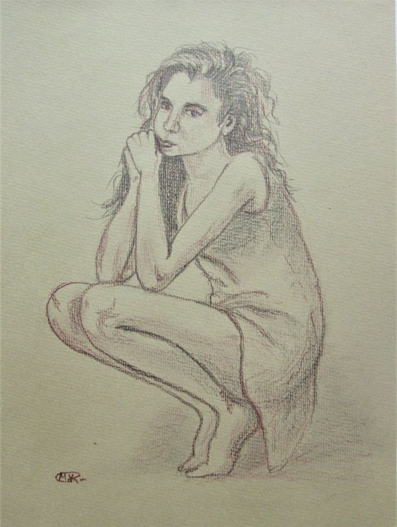 woman sitting