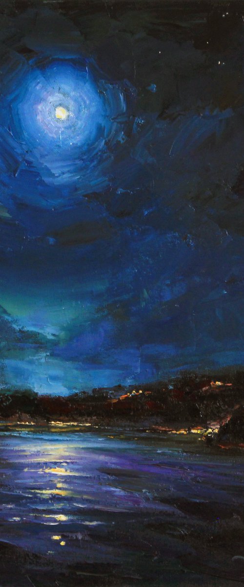 "Moon night" by Alisa Onipchenko-Cherniakovska