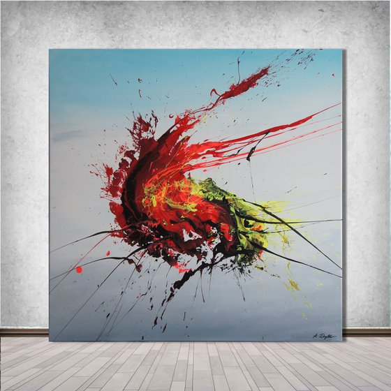 Emotional Release VII (Spirits Of Skies 064077) - 80 x 80 cm - XL (32 x 32 inches)