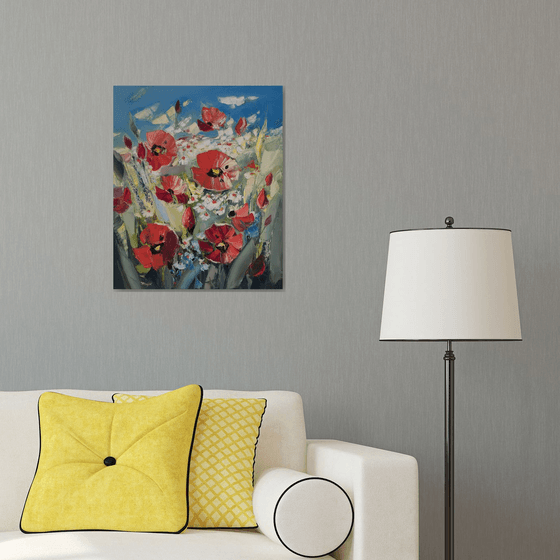 Poppies and Daisies Meadow