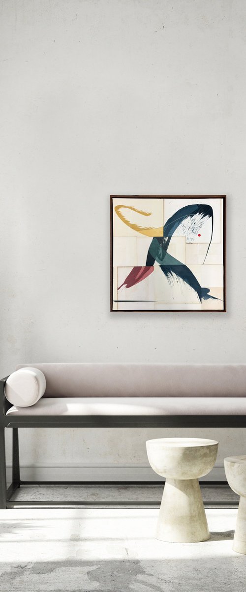 Hokusai Mondrian I by Jane Skingley