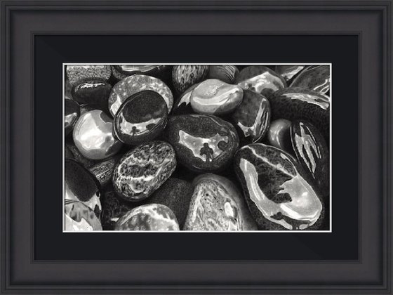 Wet Pebbles #6 (Pencil Drawing)