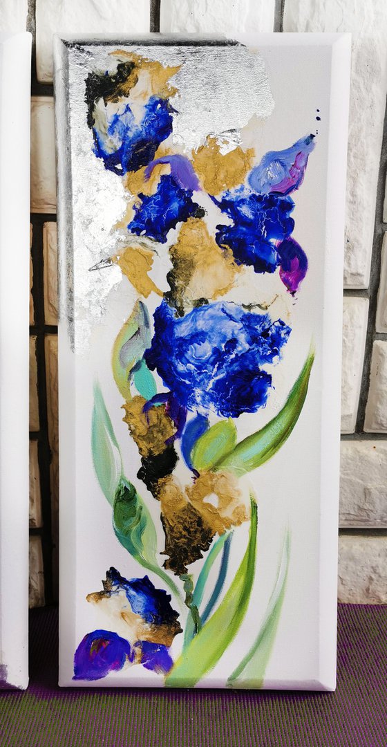 Irises Paintings, Set of 2