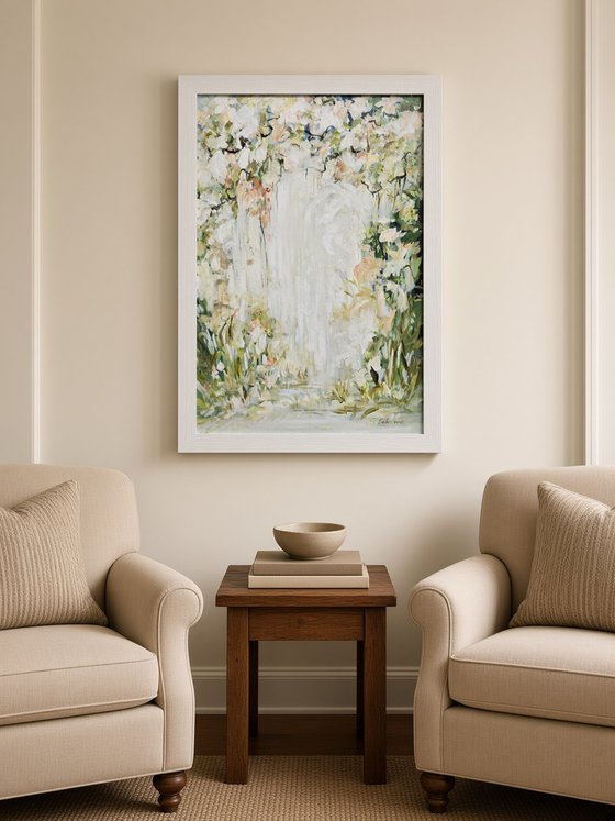White Blossom Garden Arch