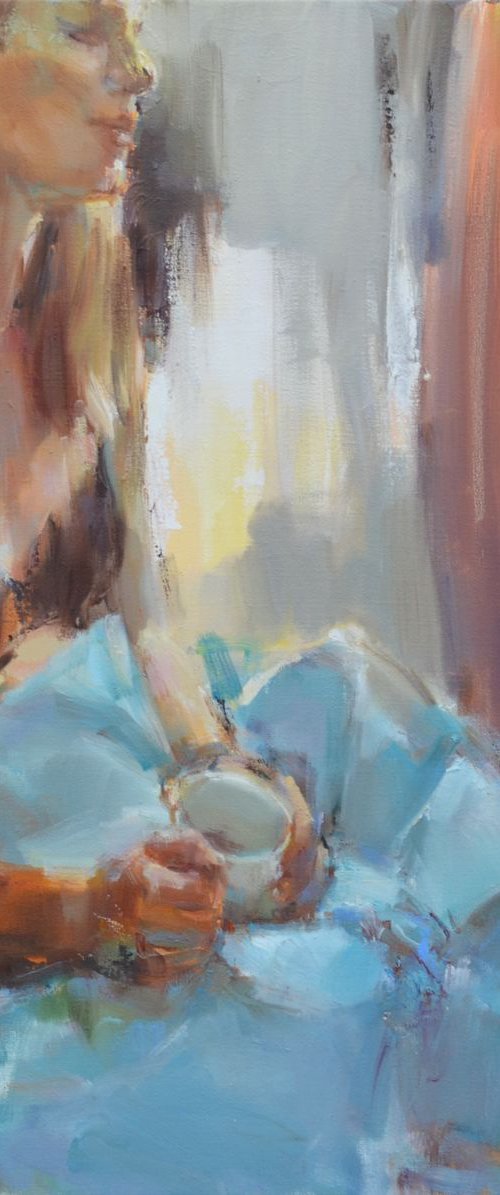 Morning coffee by Nelina Trubach-Moshnikova
