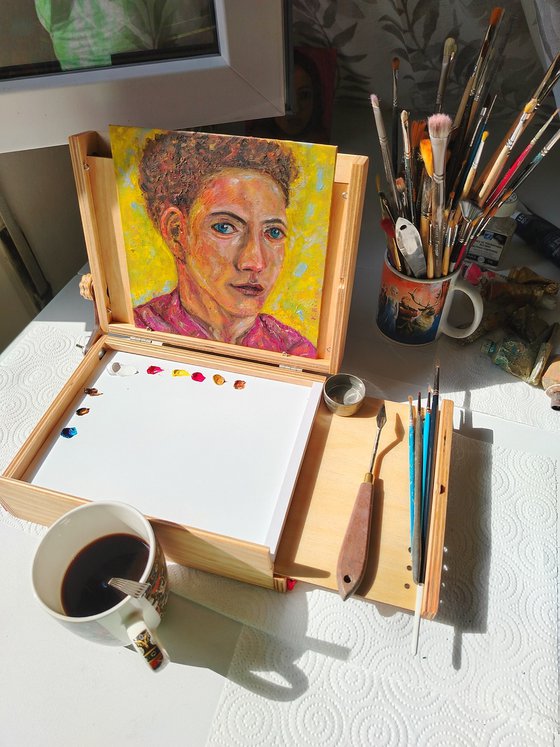 Portrait in Yellow Light