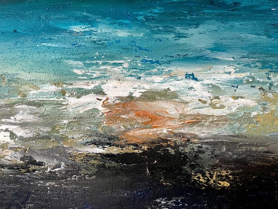 Light at the end of the tunnel 1 - Landscape Painting