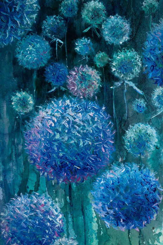 Blue flowers