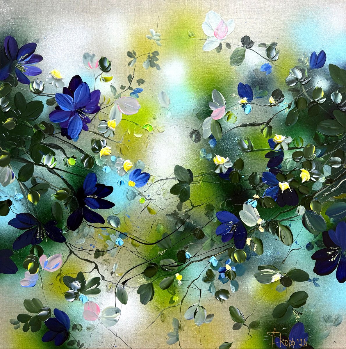 Garden Of Light By Anastassia Skopp, 31 X 31, Artwork For Sale On Artfinder