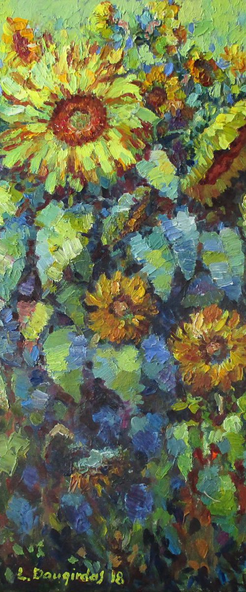 The Sunflowers by Liudvikas Daugirdas