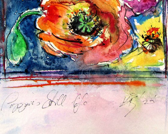 Still life poppies