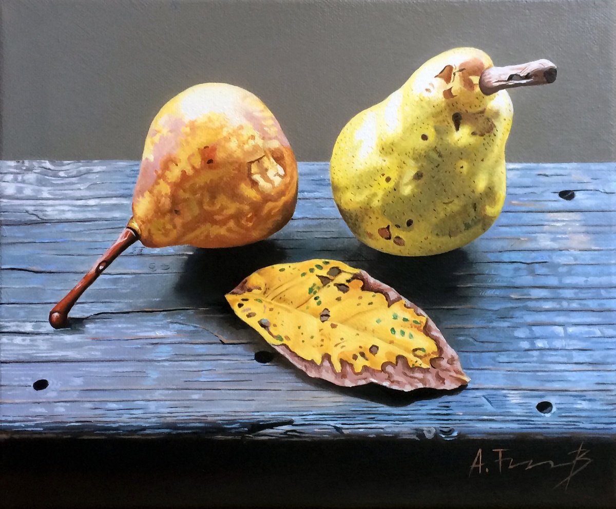 Still Life with Pears by Alexander Titorenkov