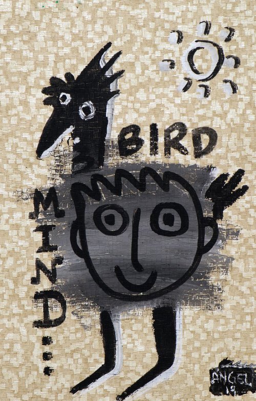 BIRD MIND 27x42cm by Angel Rivas