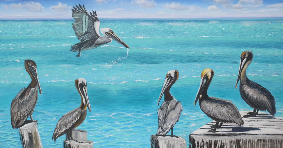 Photorealistic Animal Oil Painting By Irinagoldenfish, 112 X 59, Sagrada Familia, Original Artwork