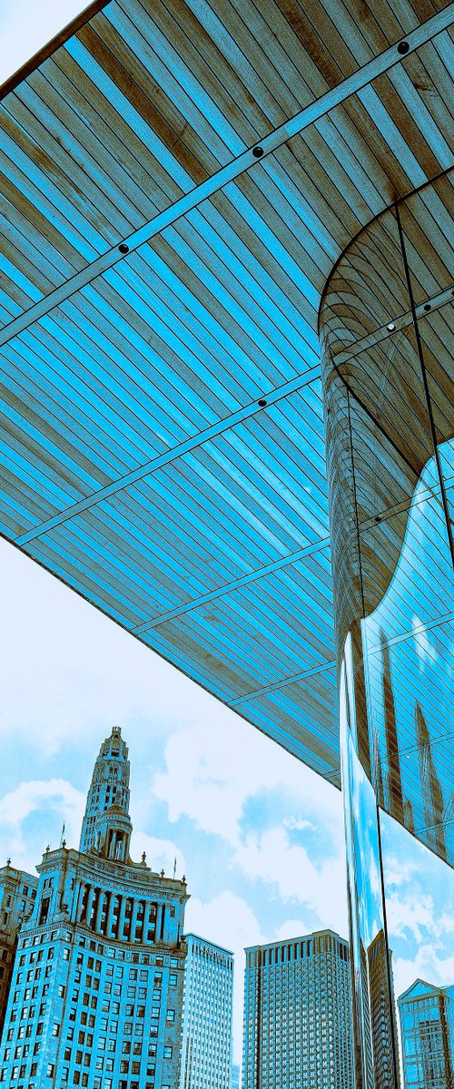 RHYTHM OF THE ROOF Apple Store Chicago by William Dey