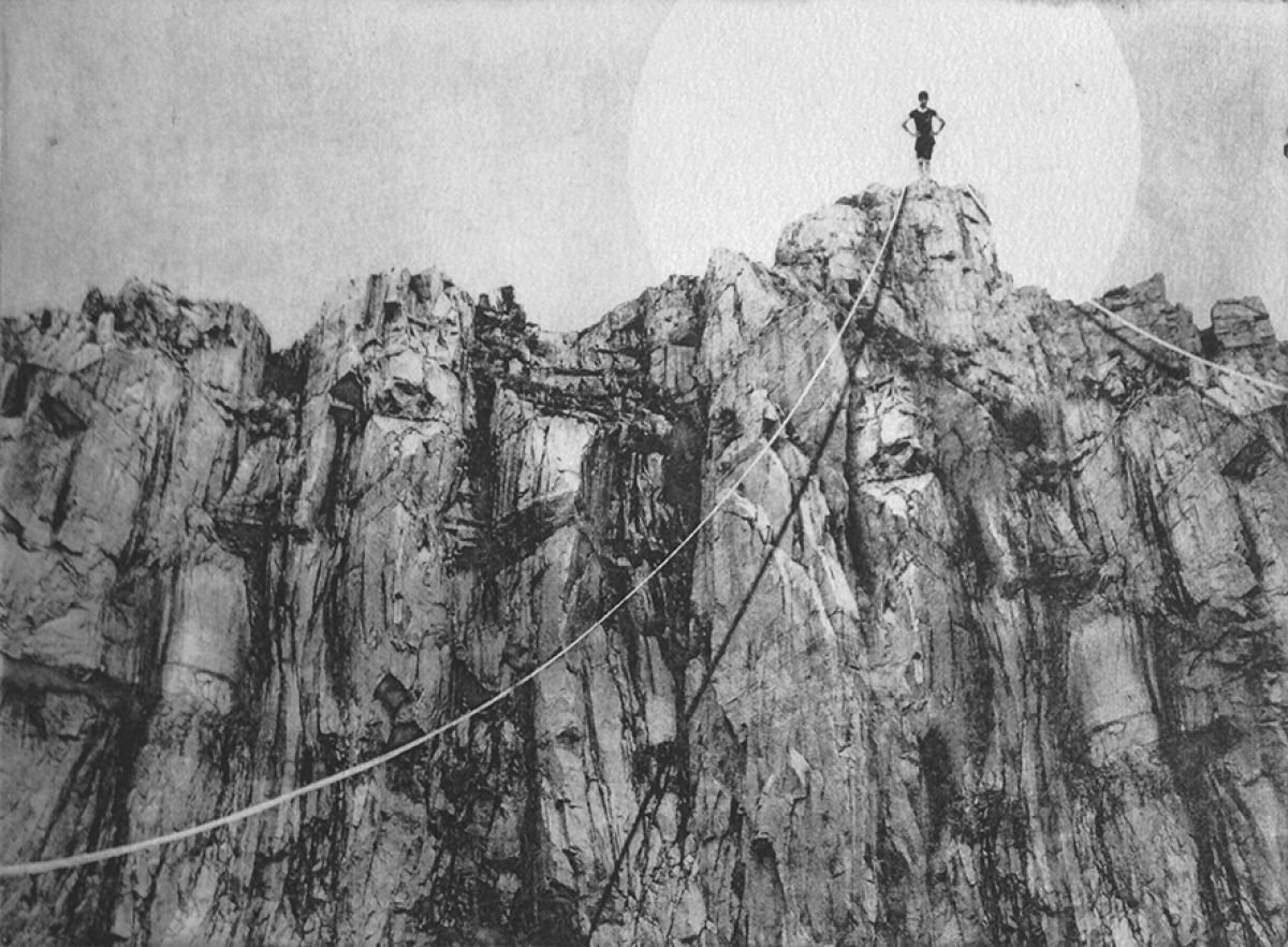 Photorealistic Landscape Etchings & Engravings By Jaco Putker, 13 X 10, The Ropes No.1, Original Artwork