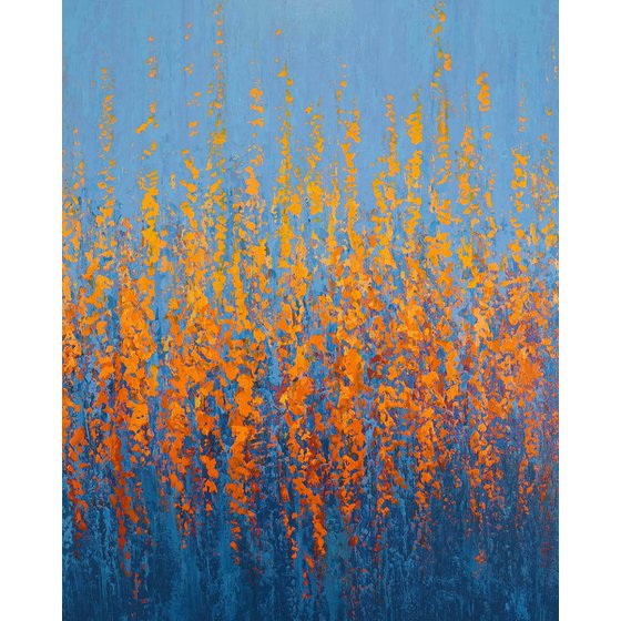 Blue and Orange - Color Field