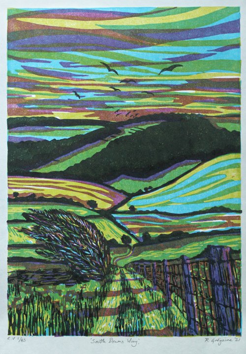 South Downs Way e.v. 1/45 by Rosalind Gregoire