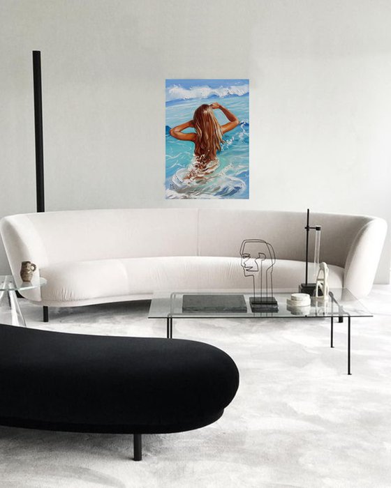 " HOLIDAY IN BLUE WAVES "