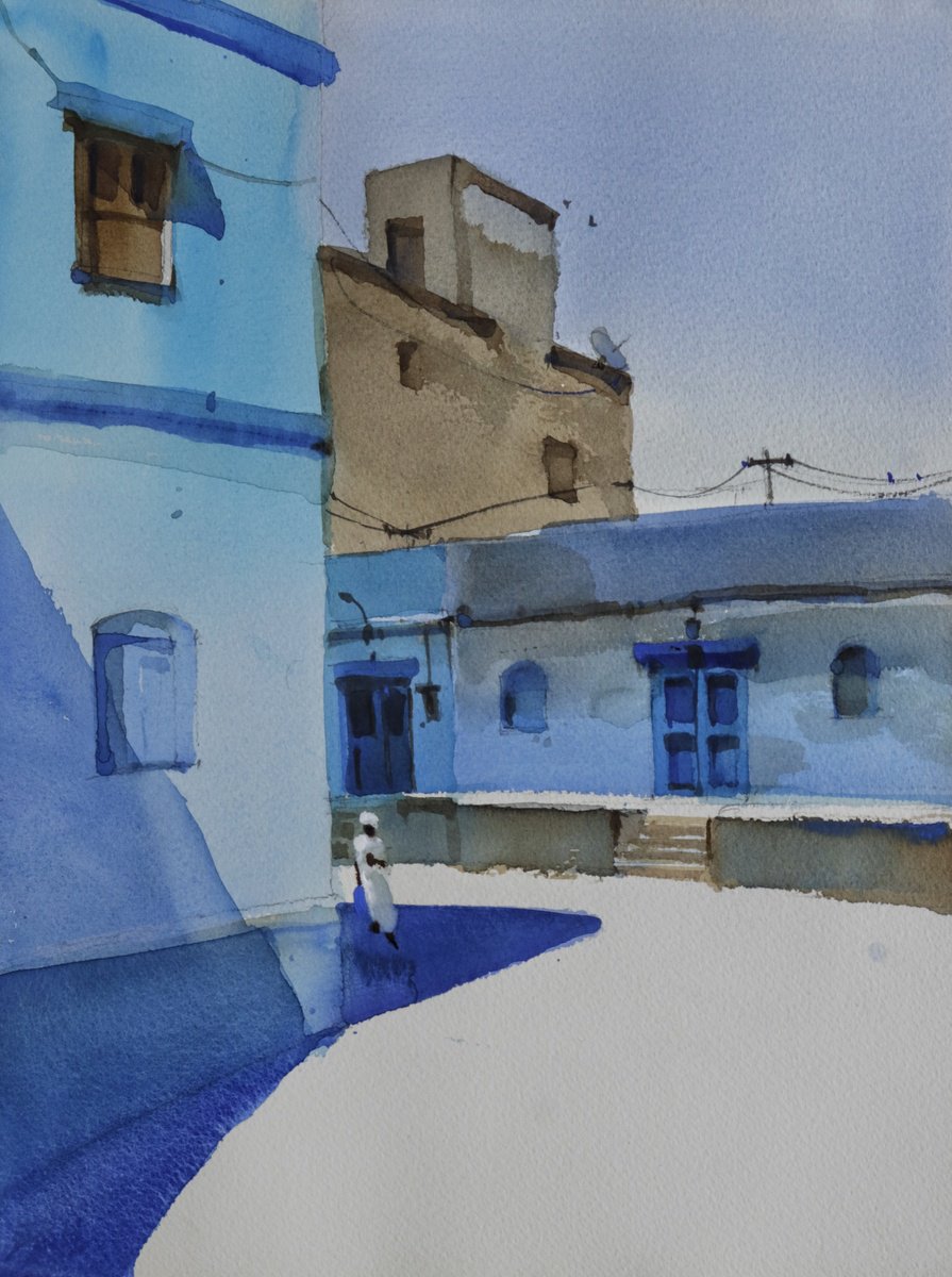 Blue walls, white sunshine 2 by Prashant Prabhu
