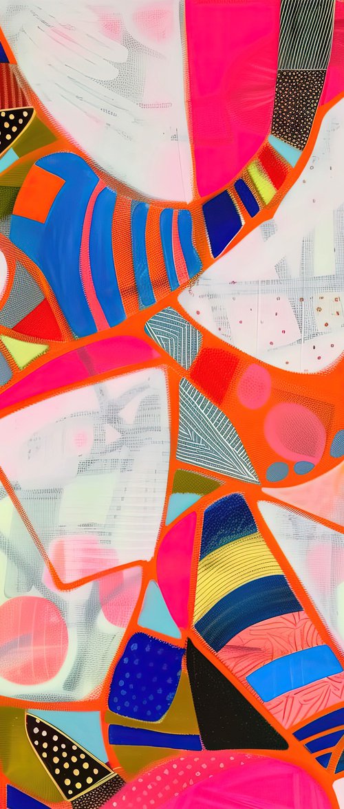 Fragments of Pink Joy #1 by V+V Kniazievi