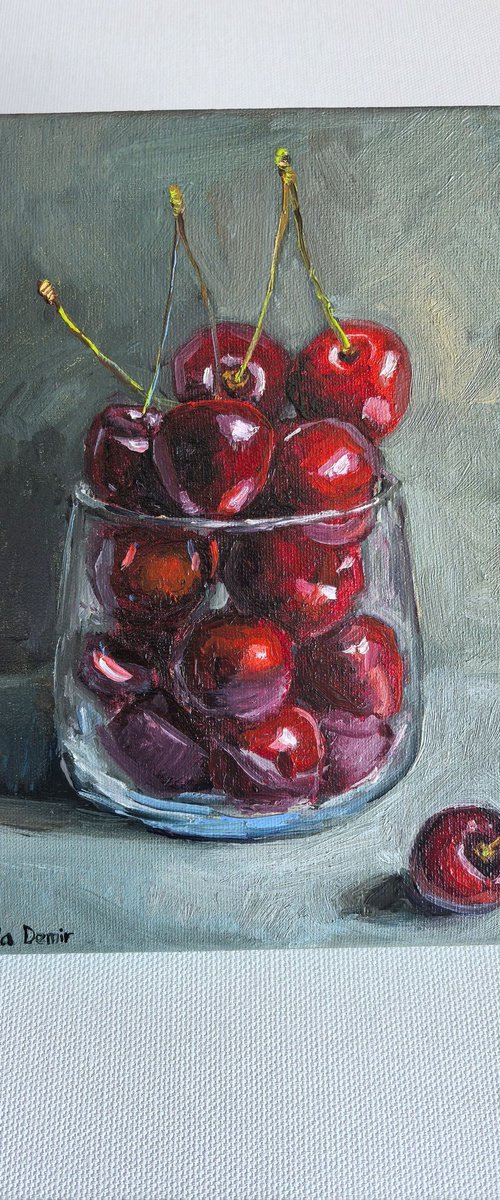 Sweet ripe cherry by Leyla Demir