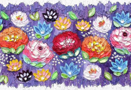 Floral ribbon by Paige Castile