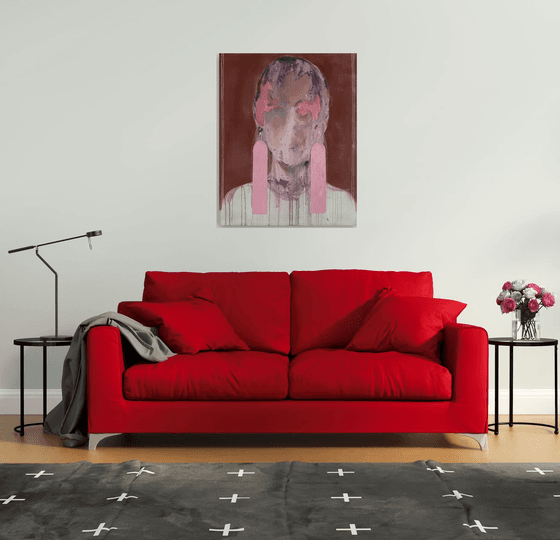 Contemporary abstract portrait