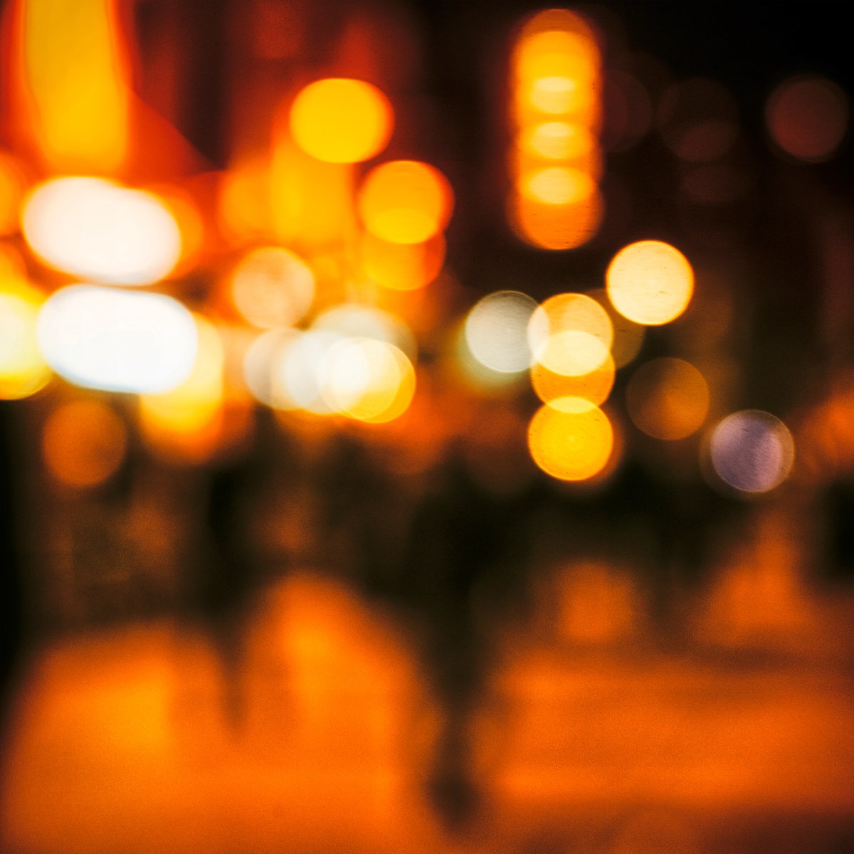 City Lights 18. Limited Edition Abstract Photograph Print  #1/15. Nighttime abstract photo... by Graham Briggs