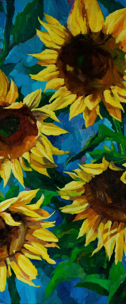 Sunflowers by Zhanna Kondratenko