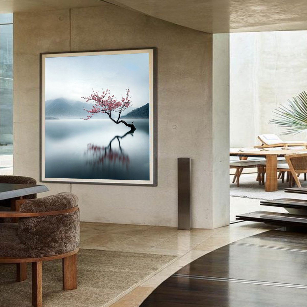 Photorealistic Photograph , Cherry Blossom 14 By Michael Filonow, 32 X 32, Artwork For Sale On Artfinder