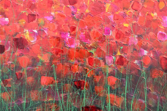 flowers in red
