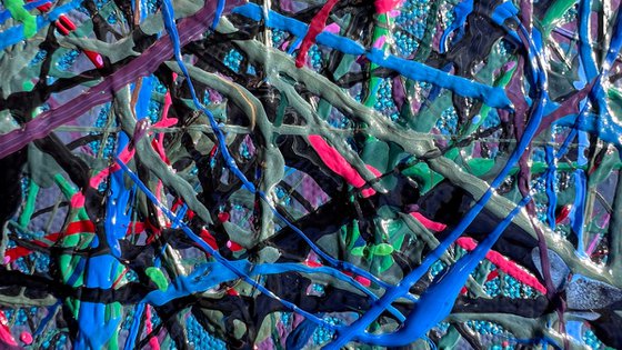 In search of silence- 3 (blue)