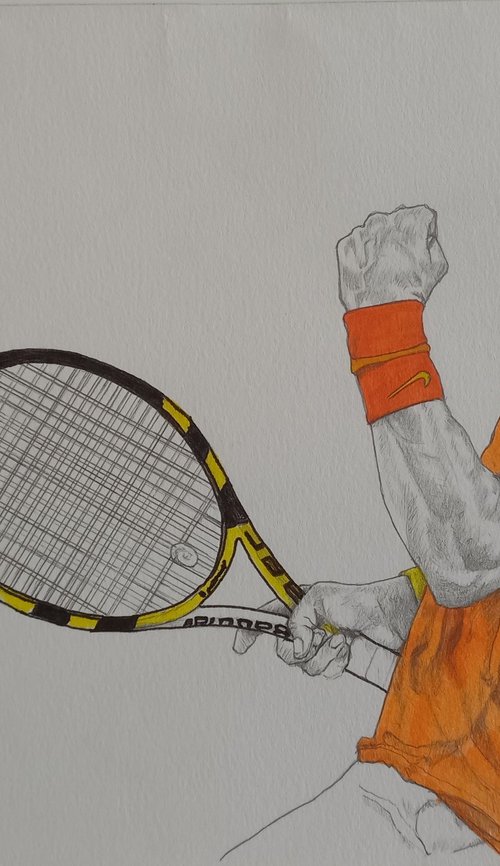 Tennis Rafael Nadal by Paul Nelson-Esch