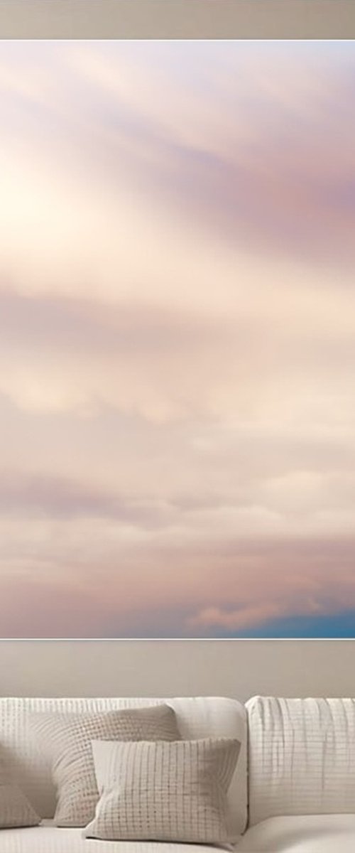 Soft Pastel Sky by Larissa Uvarova