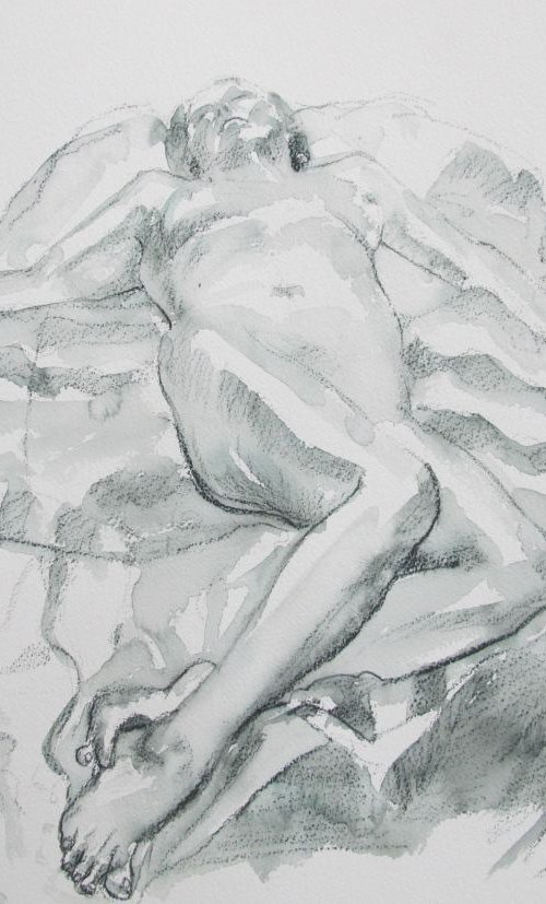 reclining female nude by Rory O’Neill