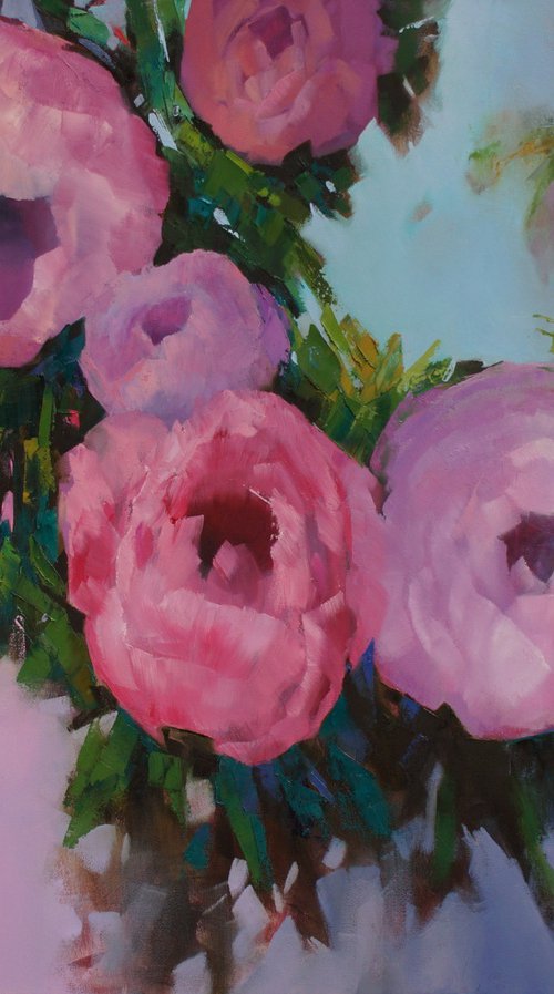 Peony Romance by Sandra Michele Knight