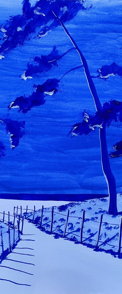 Ultramarine seascape by Cadiou Frederic