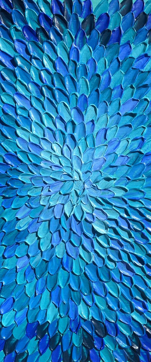 Deep sea (on paper, unframed) by Guzaliya Xavier
