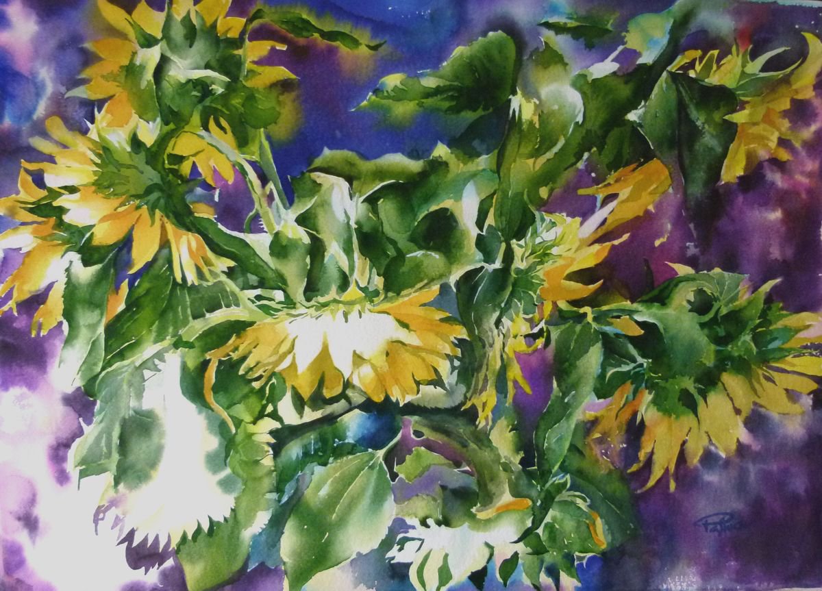 Sunflowers#2 by Yuryy Pashkov
