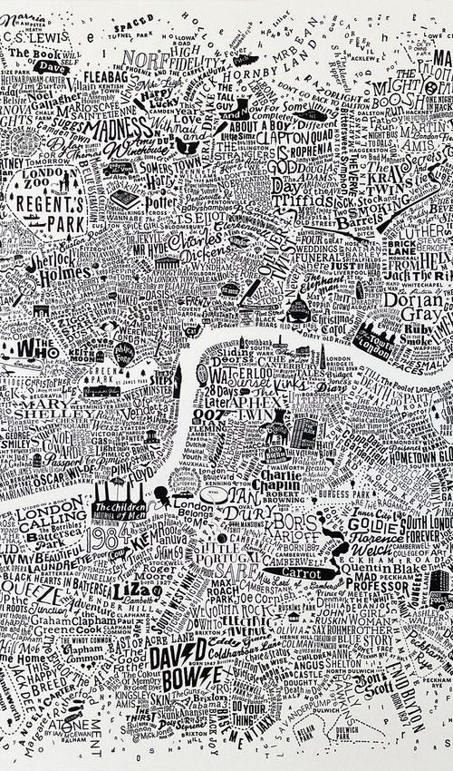 The Culture Map Of London by Dex