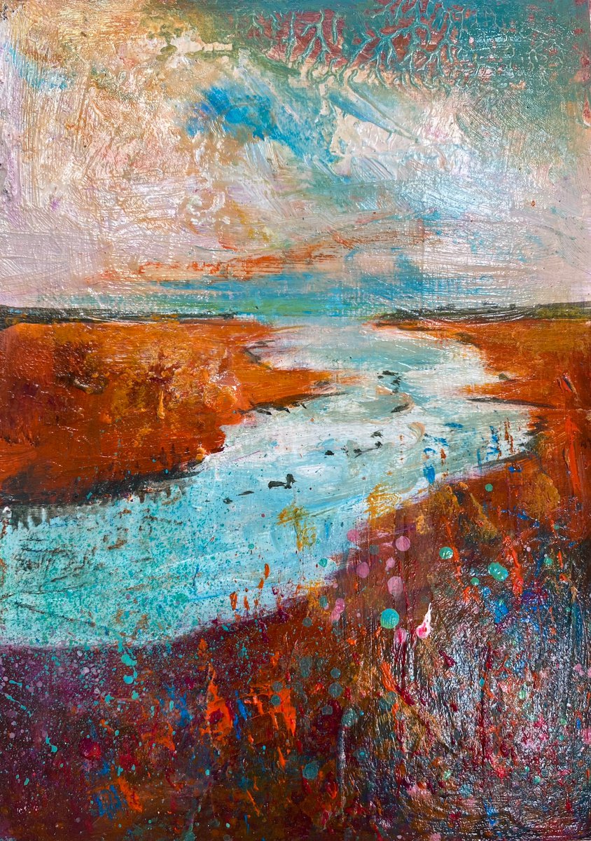 Marshes at Dusk 3 by Teresa Tanner