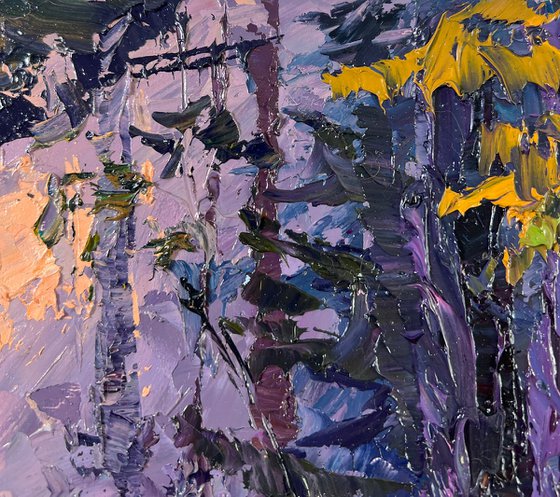 Fog in the Autumn Forest