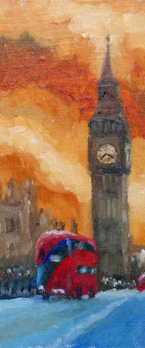 London, Big Ben by Juri Semjonov