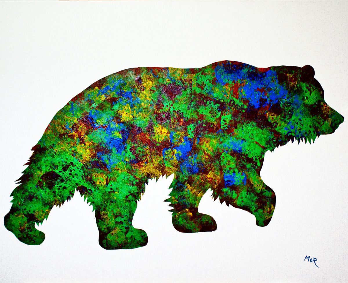 Grizzly Camouflage by Dietrich Moravec